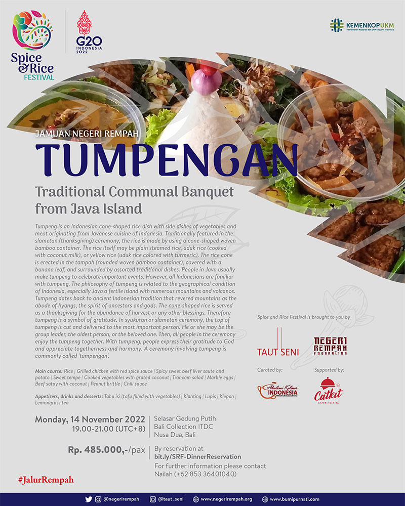 spice & rice fest 02 Jamuan Negeri Rempah 04 Tumpengan