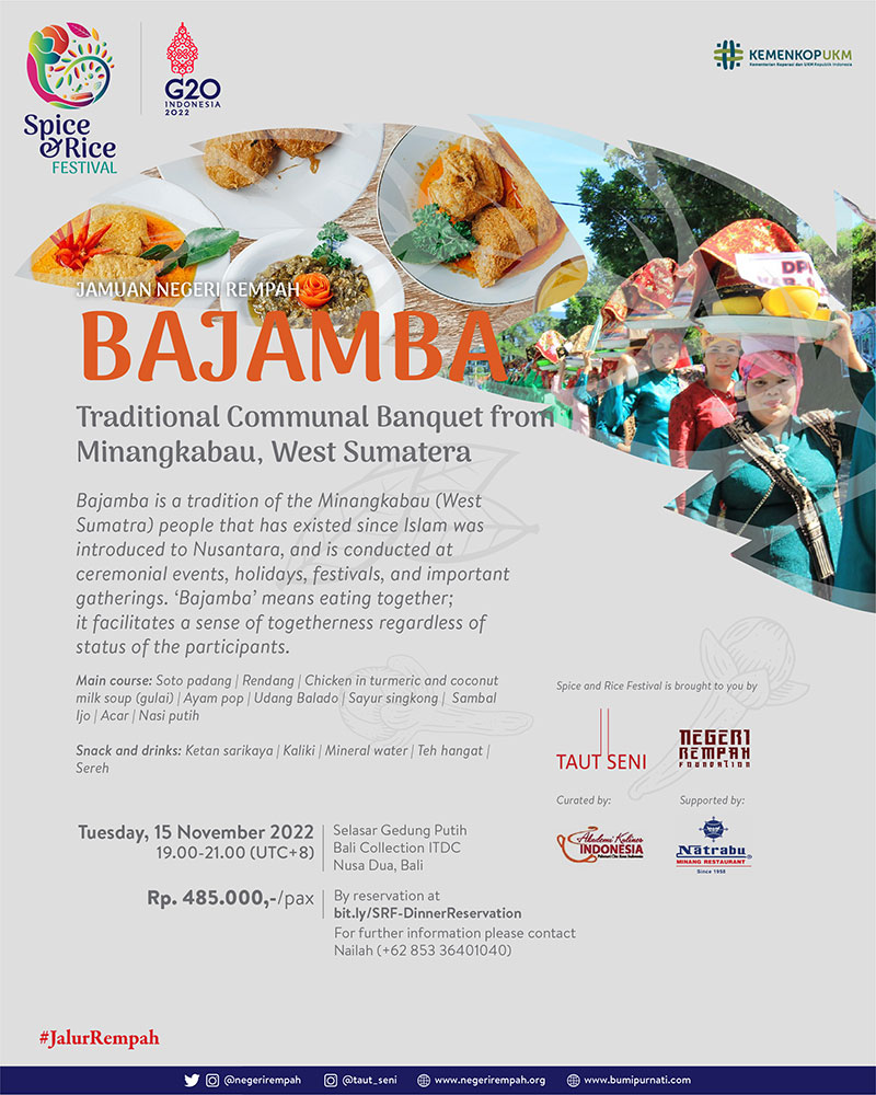 spice & rice fest 02 Jamuan Negeri Rempah 05 Bajamba